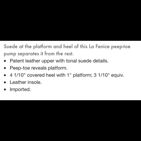 LA FENICE Gioia Peep Toe Platform Pump - Picture 3 of 5